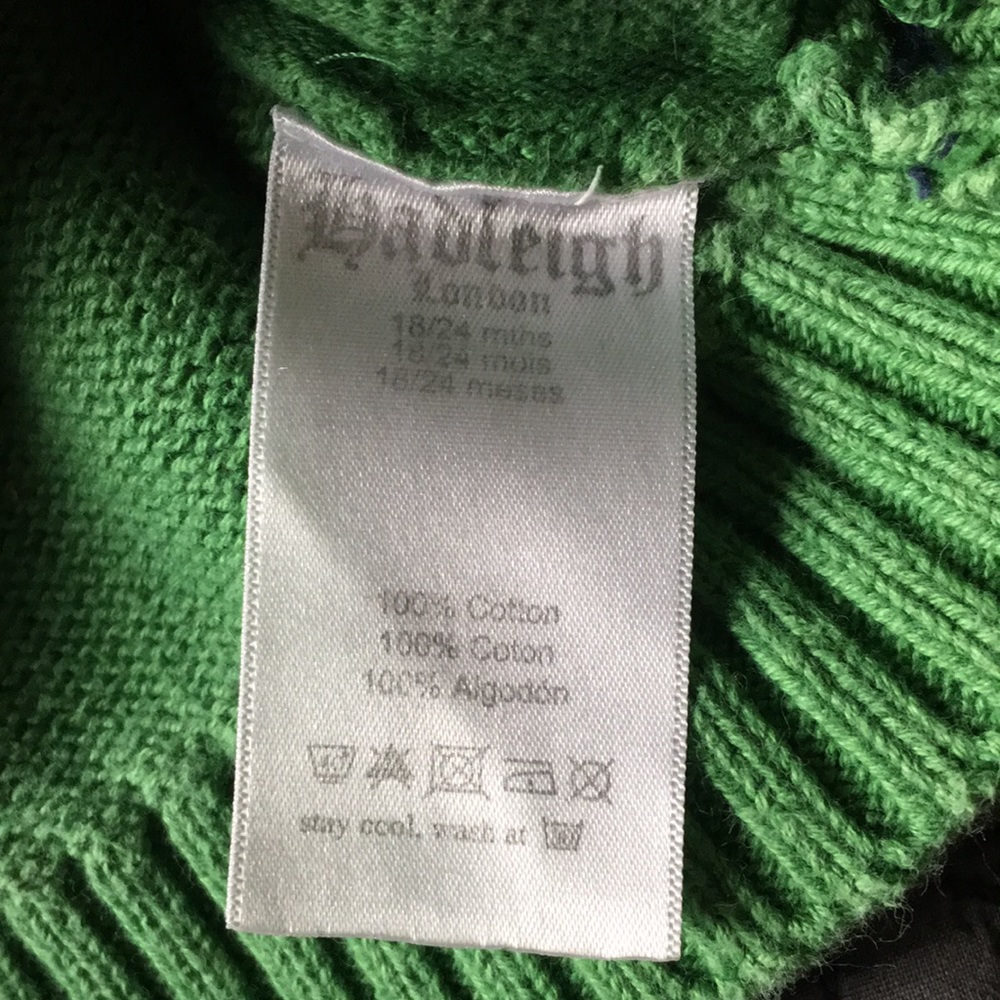 Hadleigh of London Front Zip Sweater size 18-24M - Picture 4 of 4